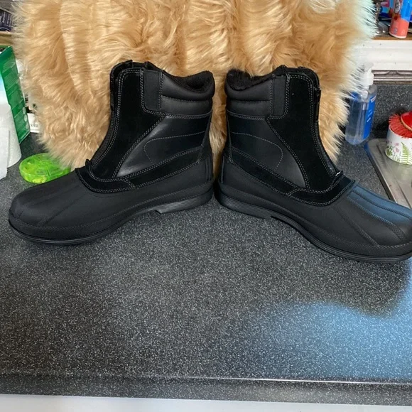 NORTIV 8 Insulated Waterproof Snow Boots Warm Outdoor for Cold Weather Size 12